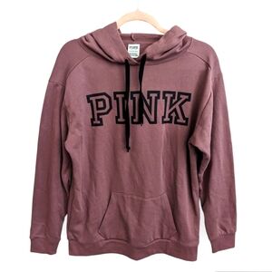 PINK Victoria’s Secret Hooded Pullover Sweatshirt Purple size XS